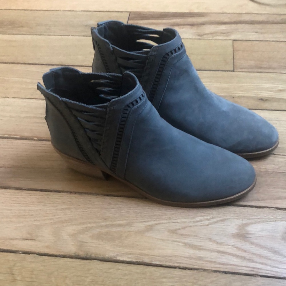 Vince Camuto grey booties